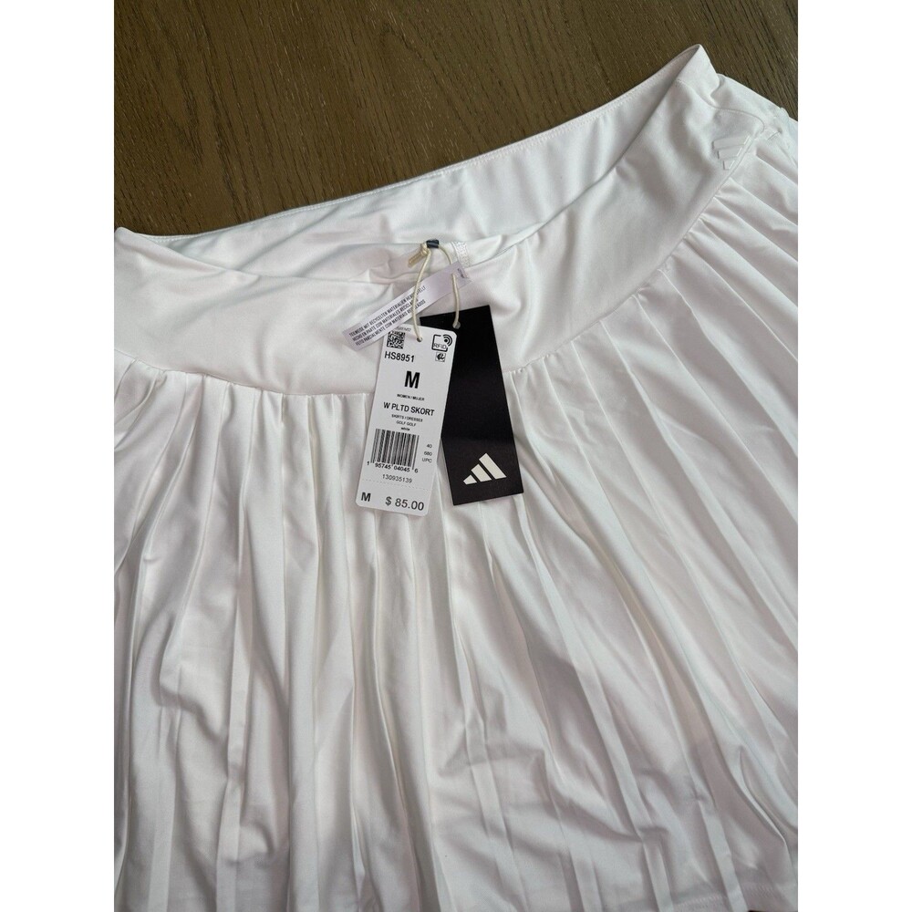 Adidas Women Golf Skirt White Size Medium NWT